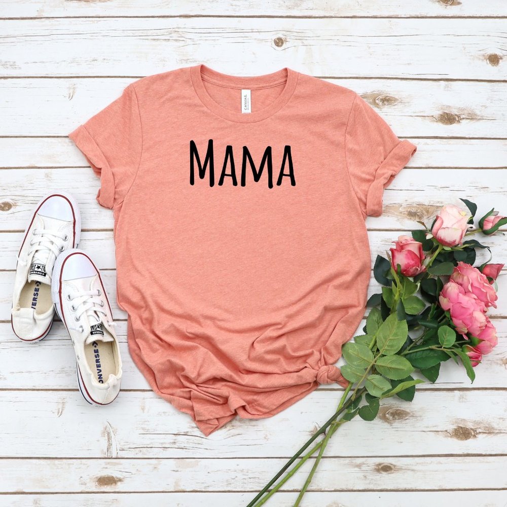Mother Mama Light Orange Tee Shirt